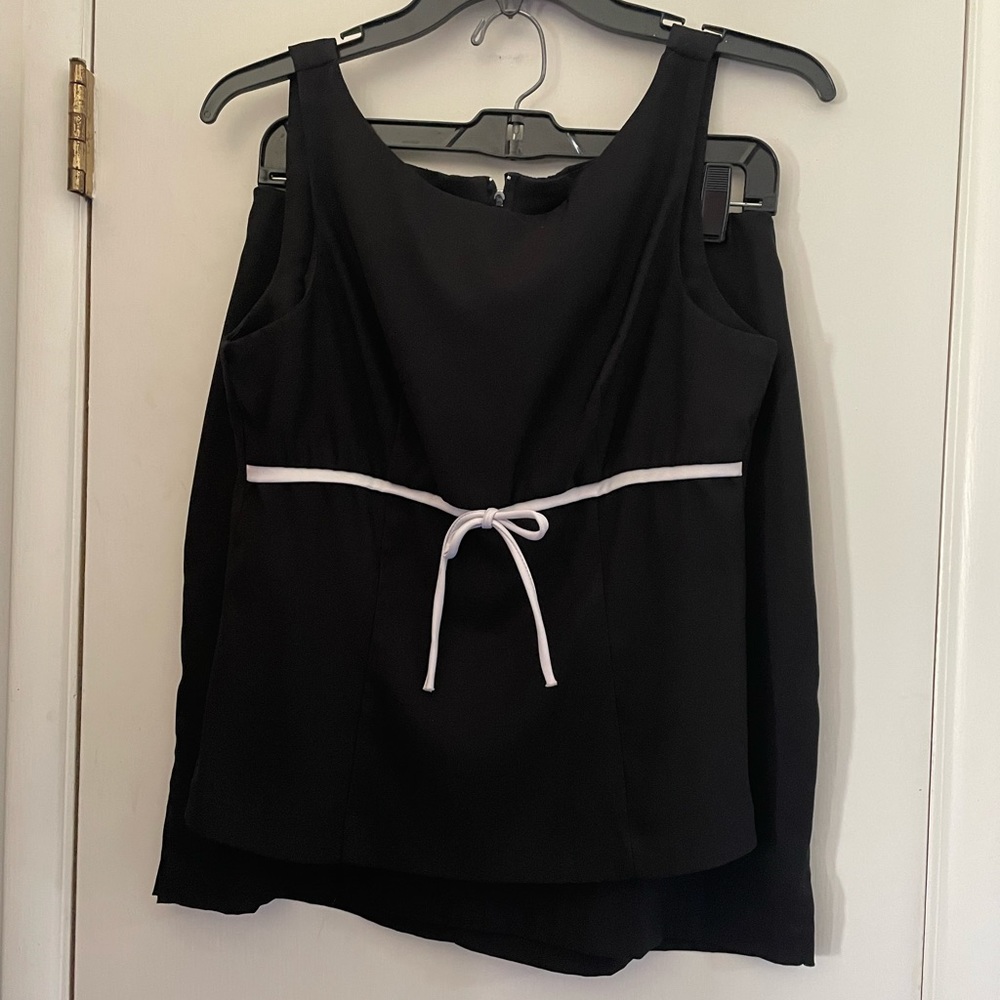 Black & White Skirt Set